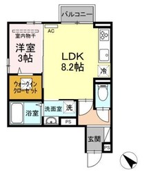 タウン中筋の物件間取画像